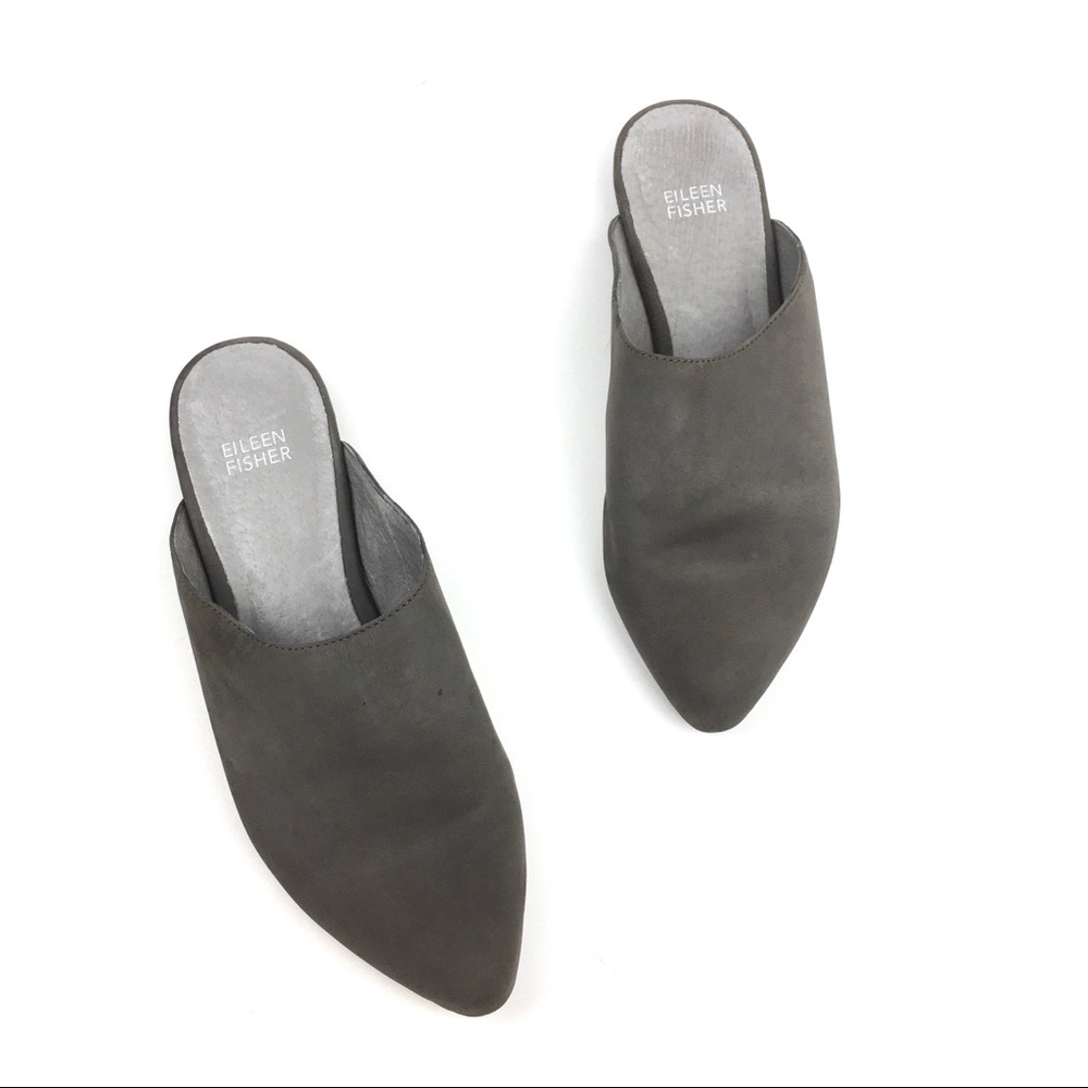Eileen Fisher Mule Slide Flats Pointed Toe Blog - image 8